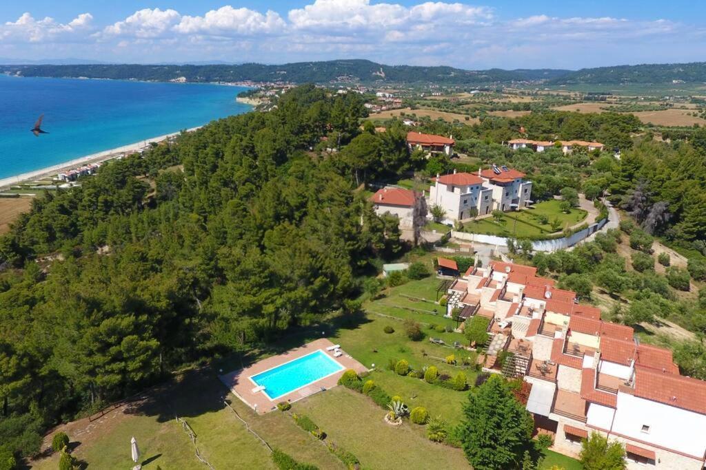 Beautiful View Villa In Possidi, Halkidiki Kalandra エクステリア 写真
