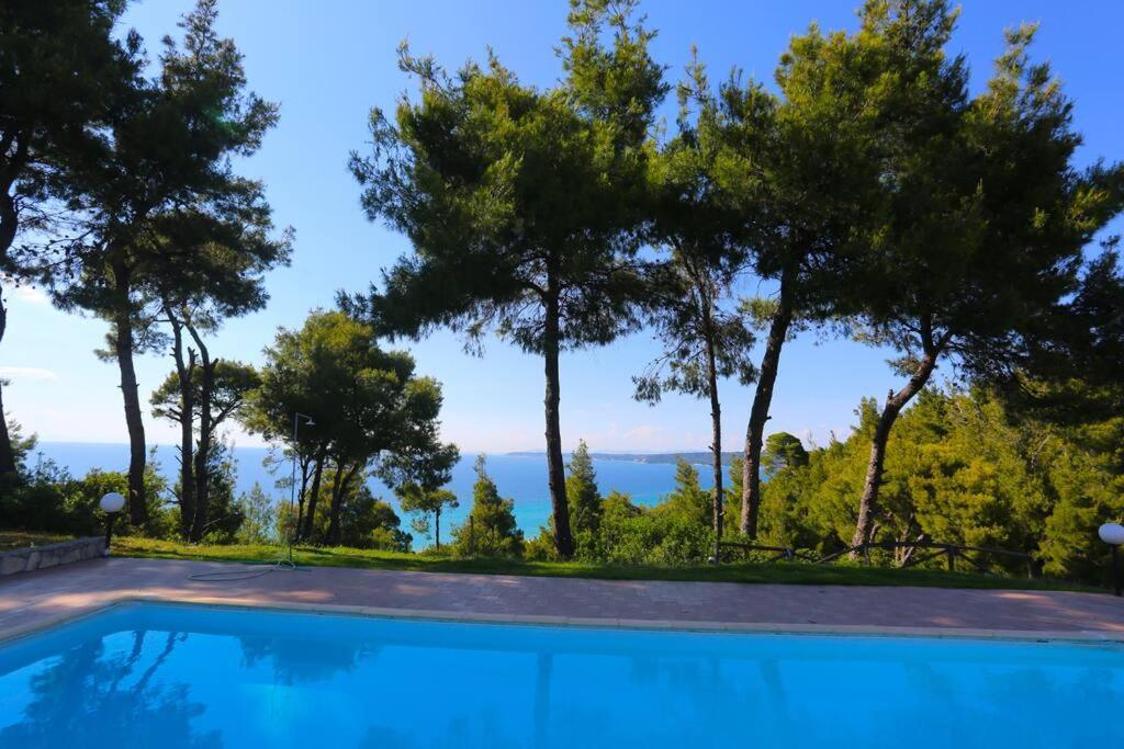 Beautiful View Villa In Possidi, Halkidiki Kalandra エクステリア 写真